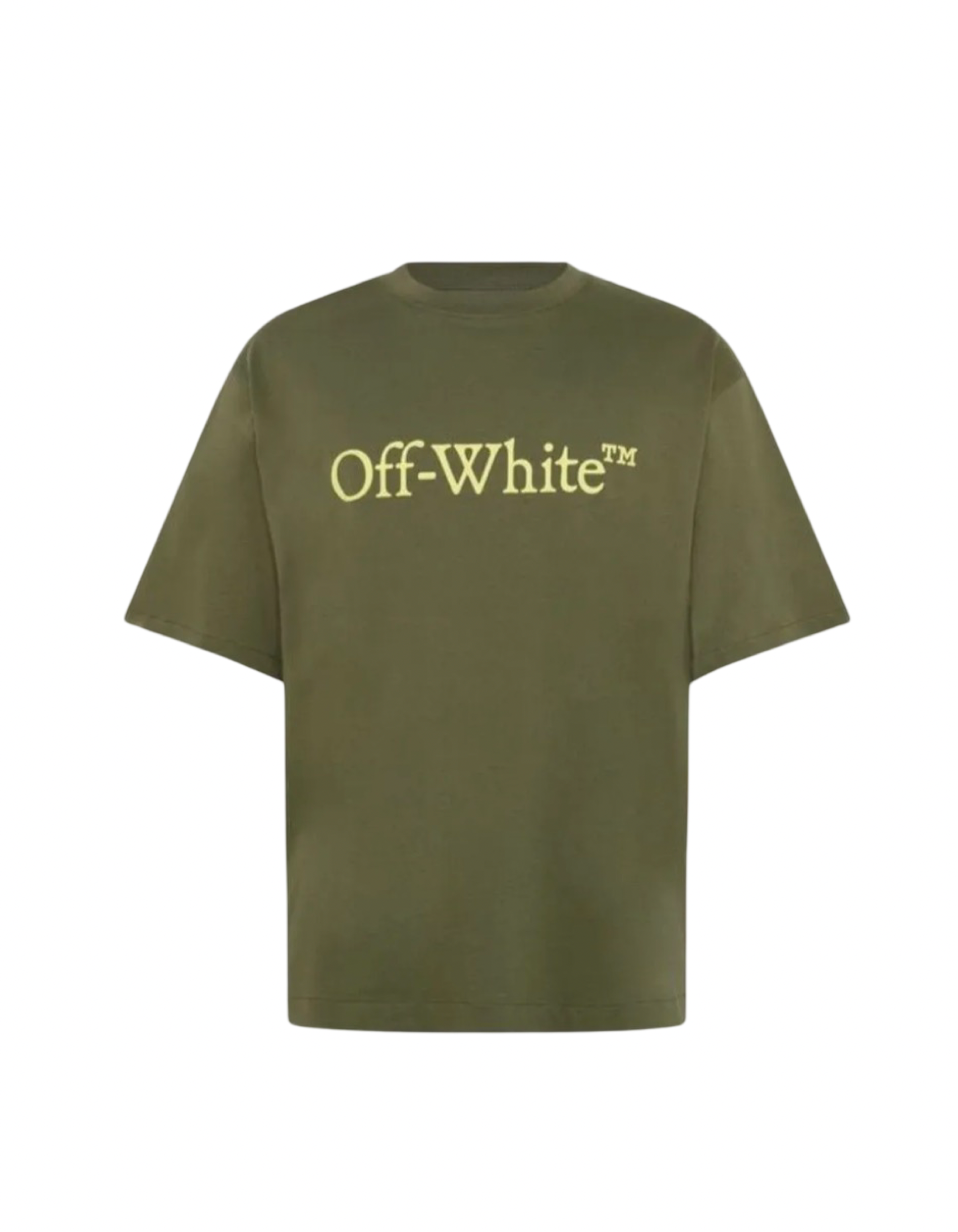 Off-White Khaki Logo Tee