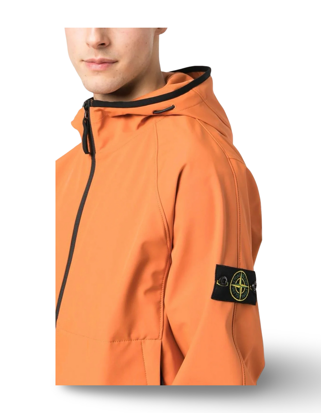 Stone Island Soft Shell Orange Jacket