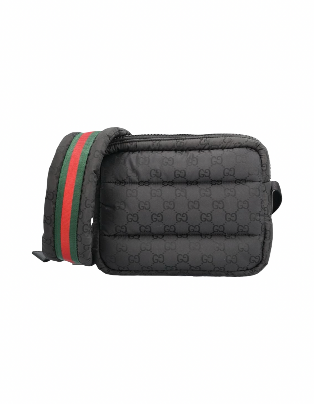 Gucci Nylon Monogram Padded Crossbody Bag