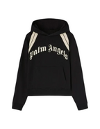 Palm Angels Track Logo Striped Hoodie