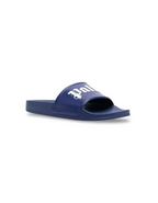 Palm Angels Logo Blue Slides