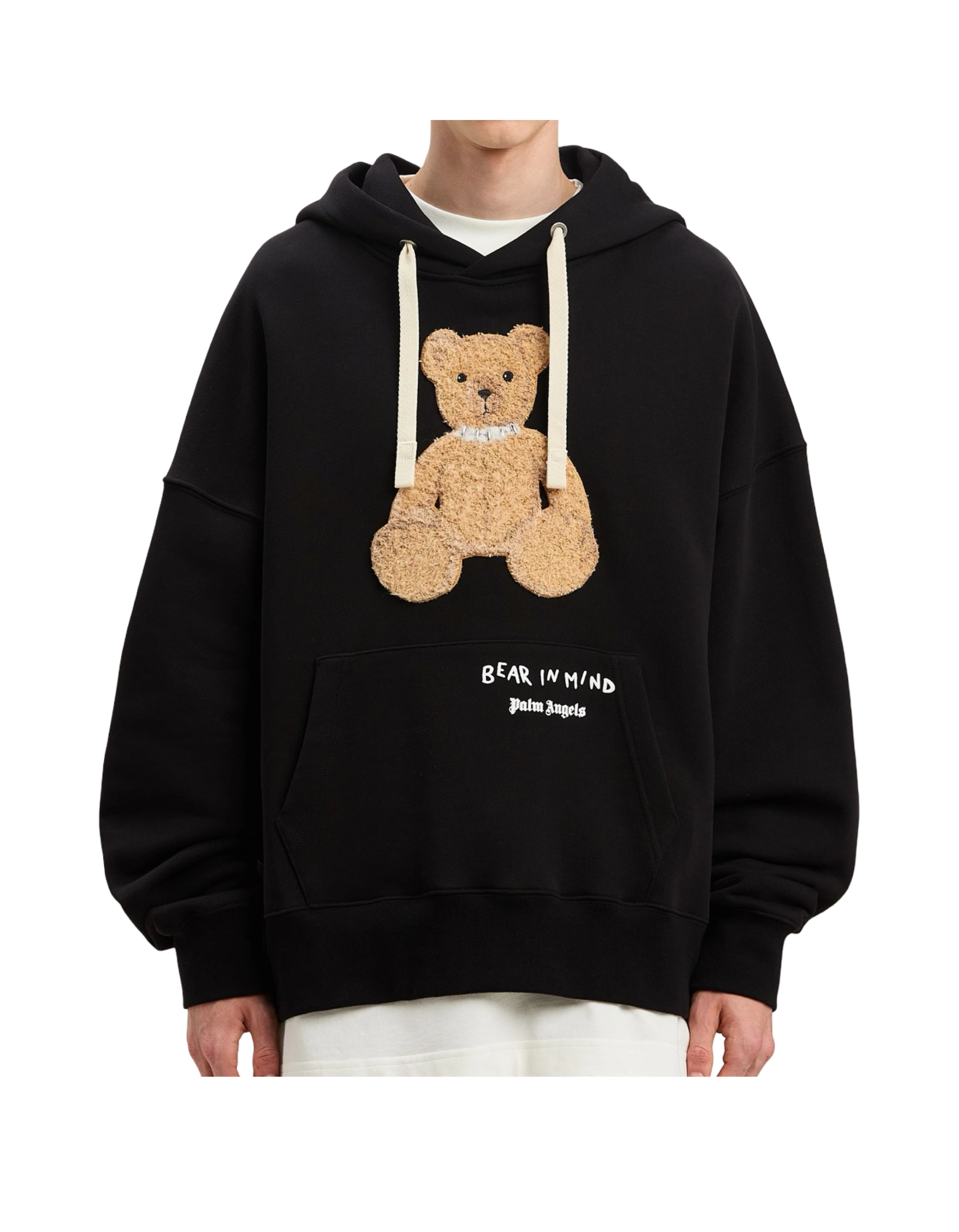 Palm Angels Bear In Mind Logo Hoodie