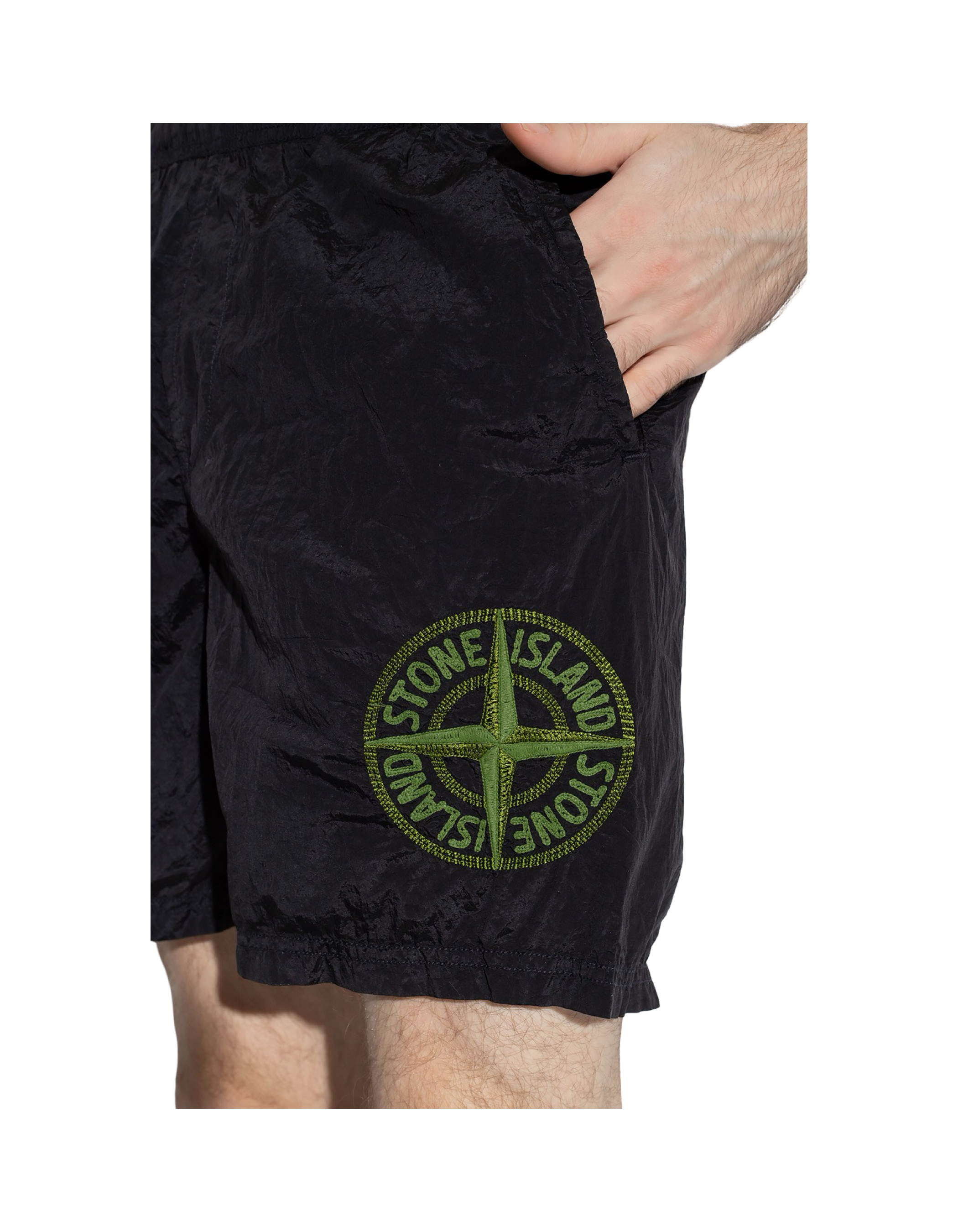 Stone Island Logo Swimshorts