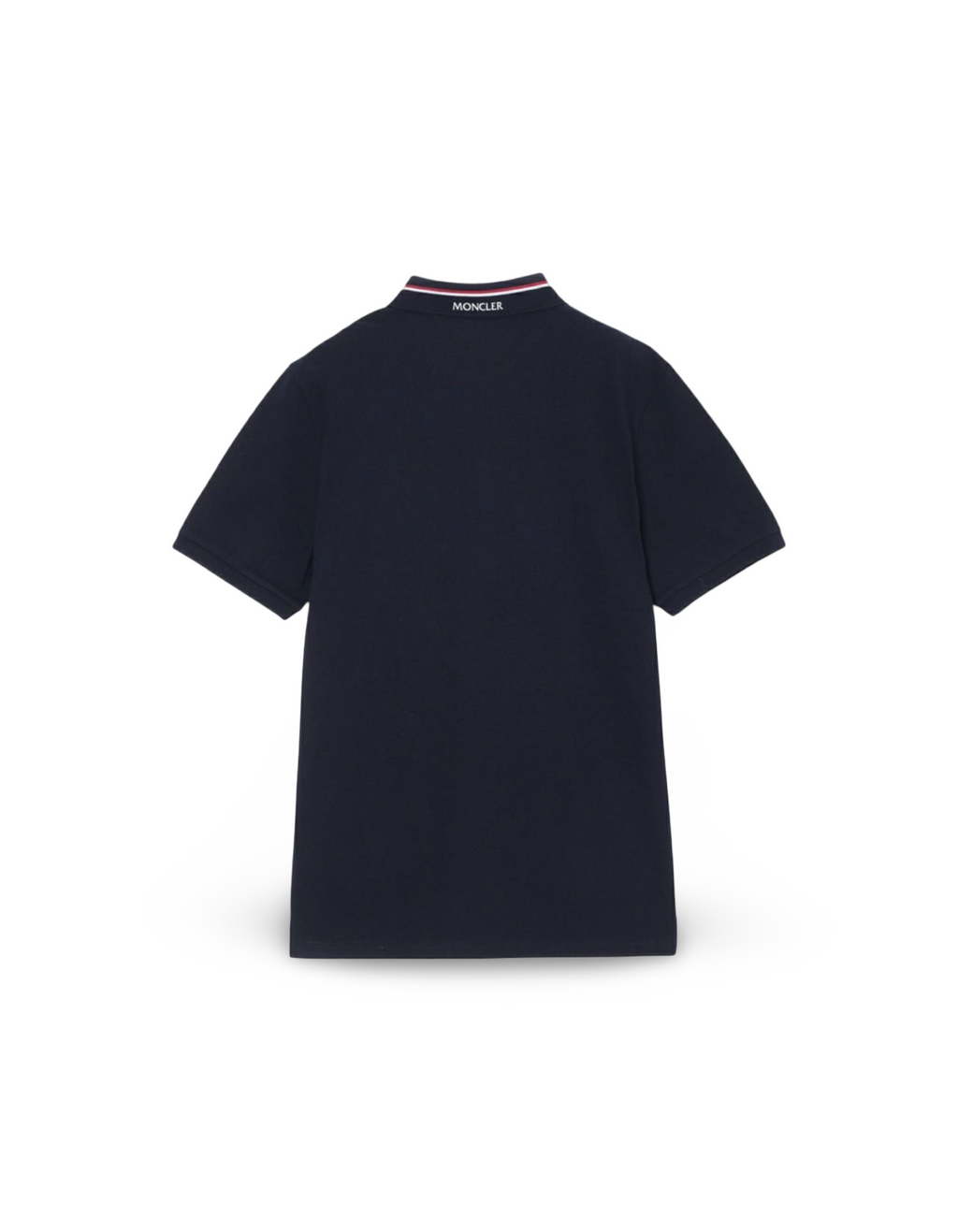 Moncler Logo Blue Polo