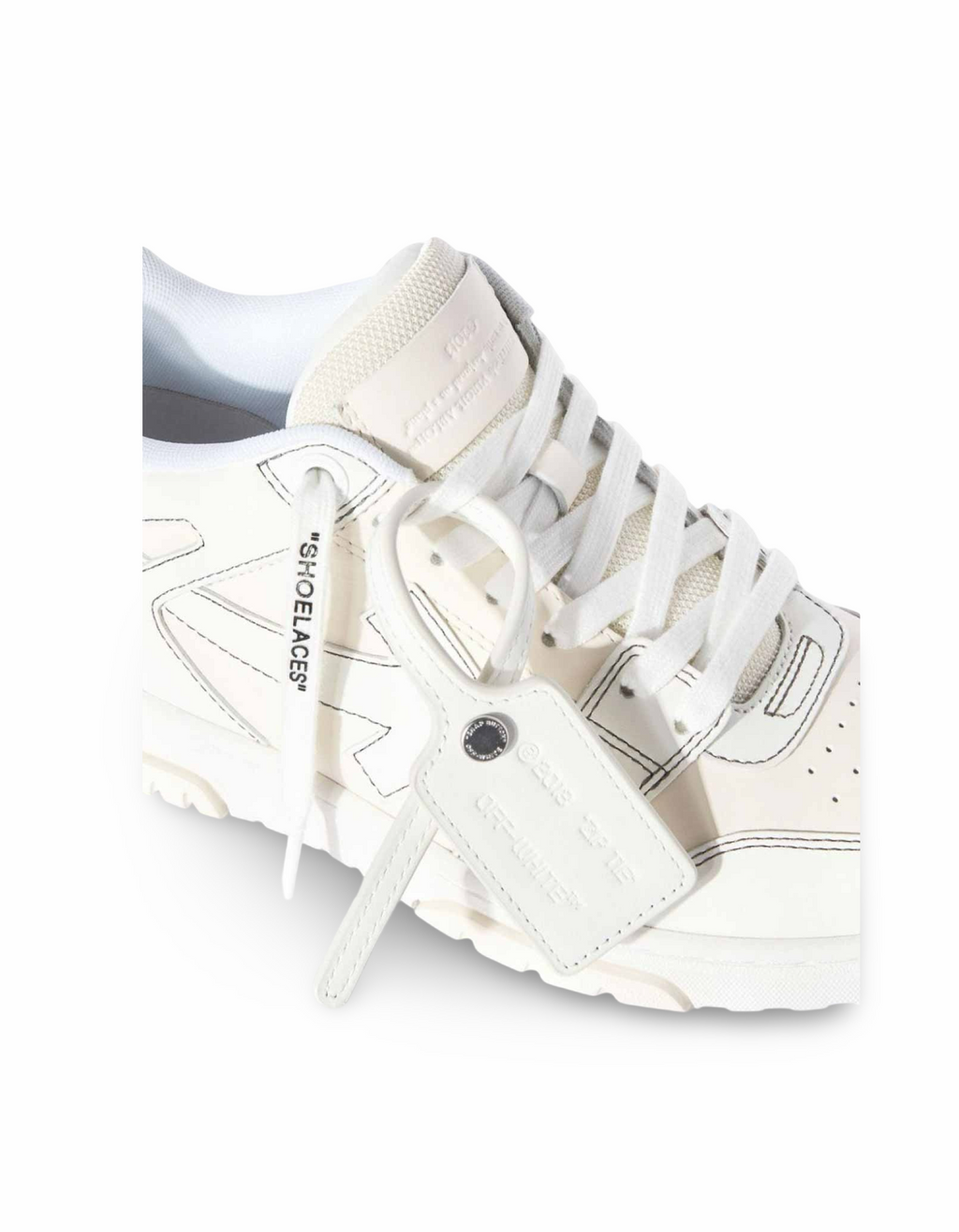 Off-White Out Of Office Cream Beige Sneakers