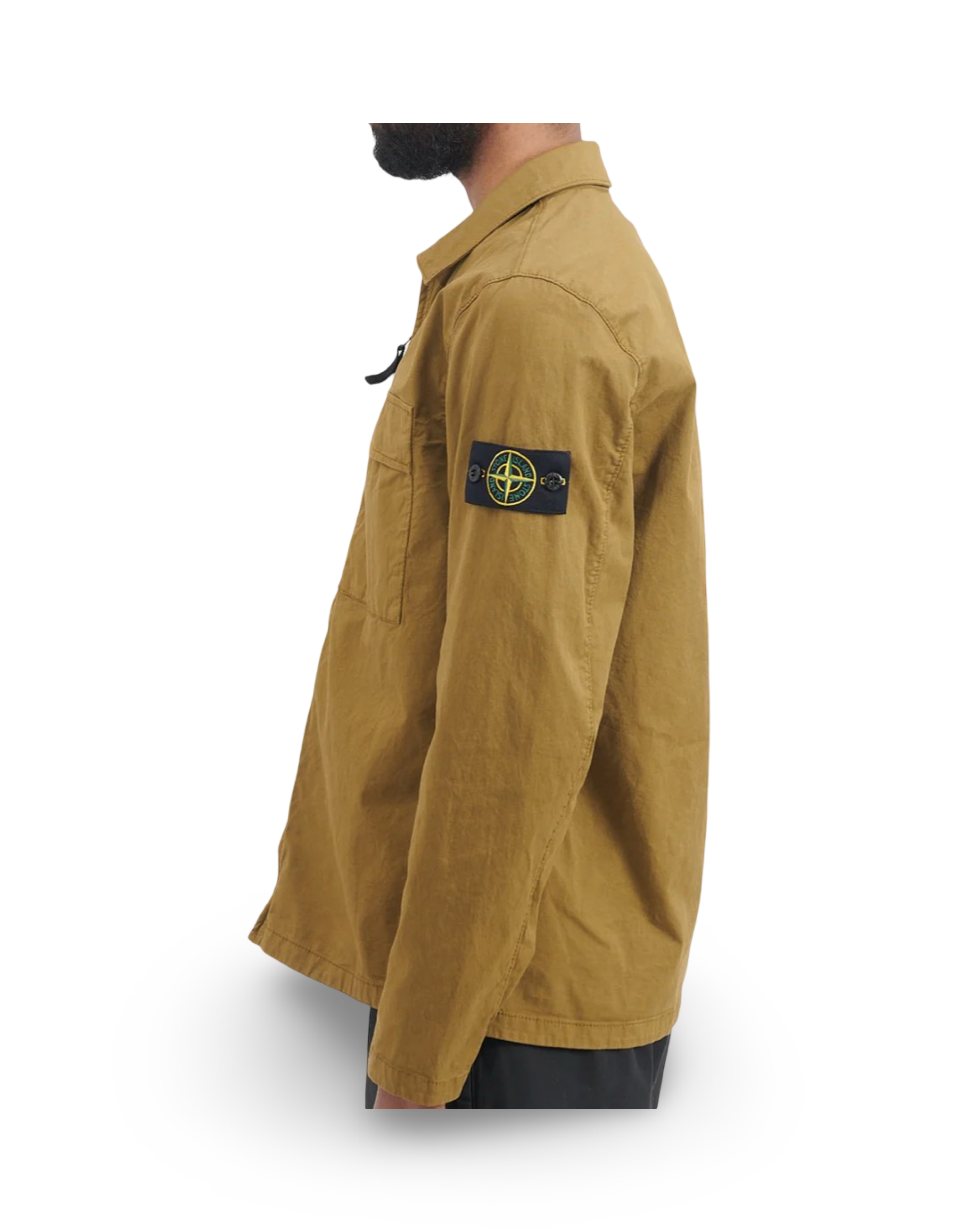 Stone Island Brown Overshirt Jacket