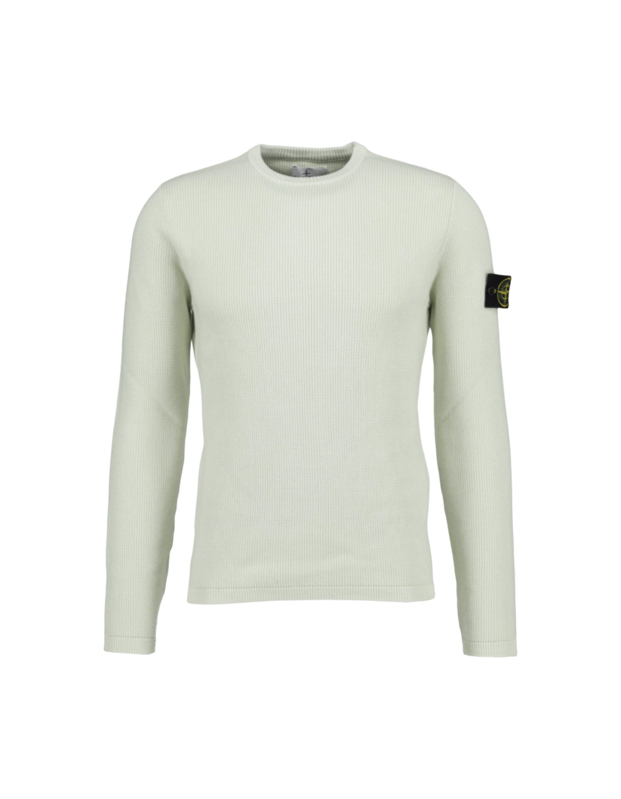 Stone Island Logo Patch Waffle Mint Sweater