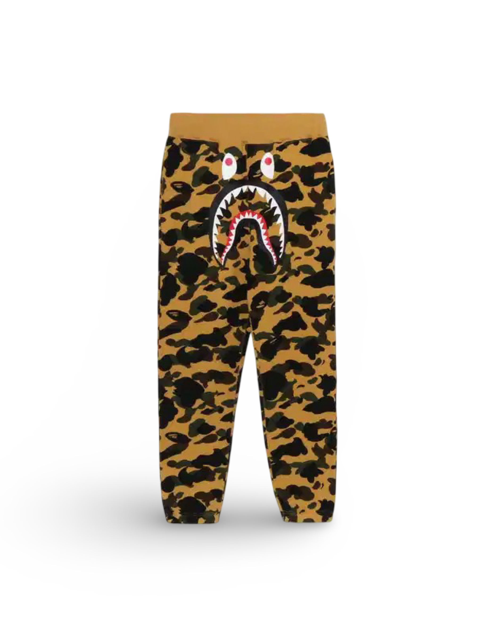 Bape Shark Yellow Sweatpants Wide