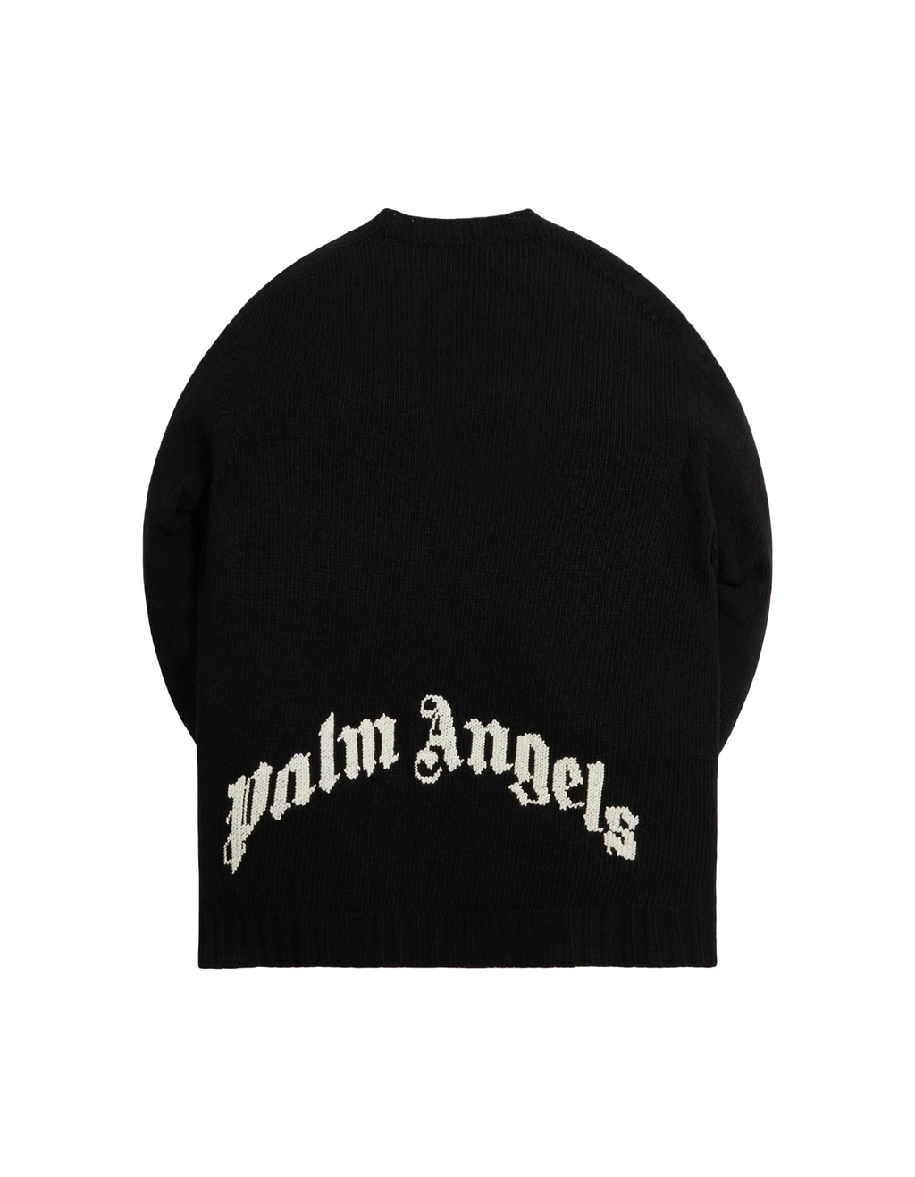 Palm Angels Curved Logo Wool Sweater