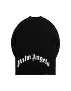 Palm Angels Curved Logo Wool Sweater