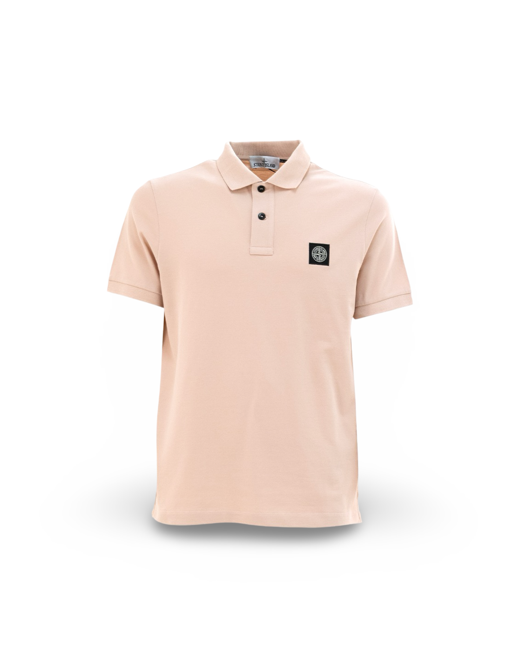 Stone Island Peach Polo Shirt