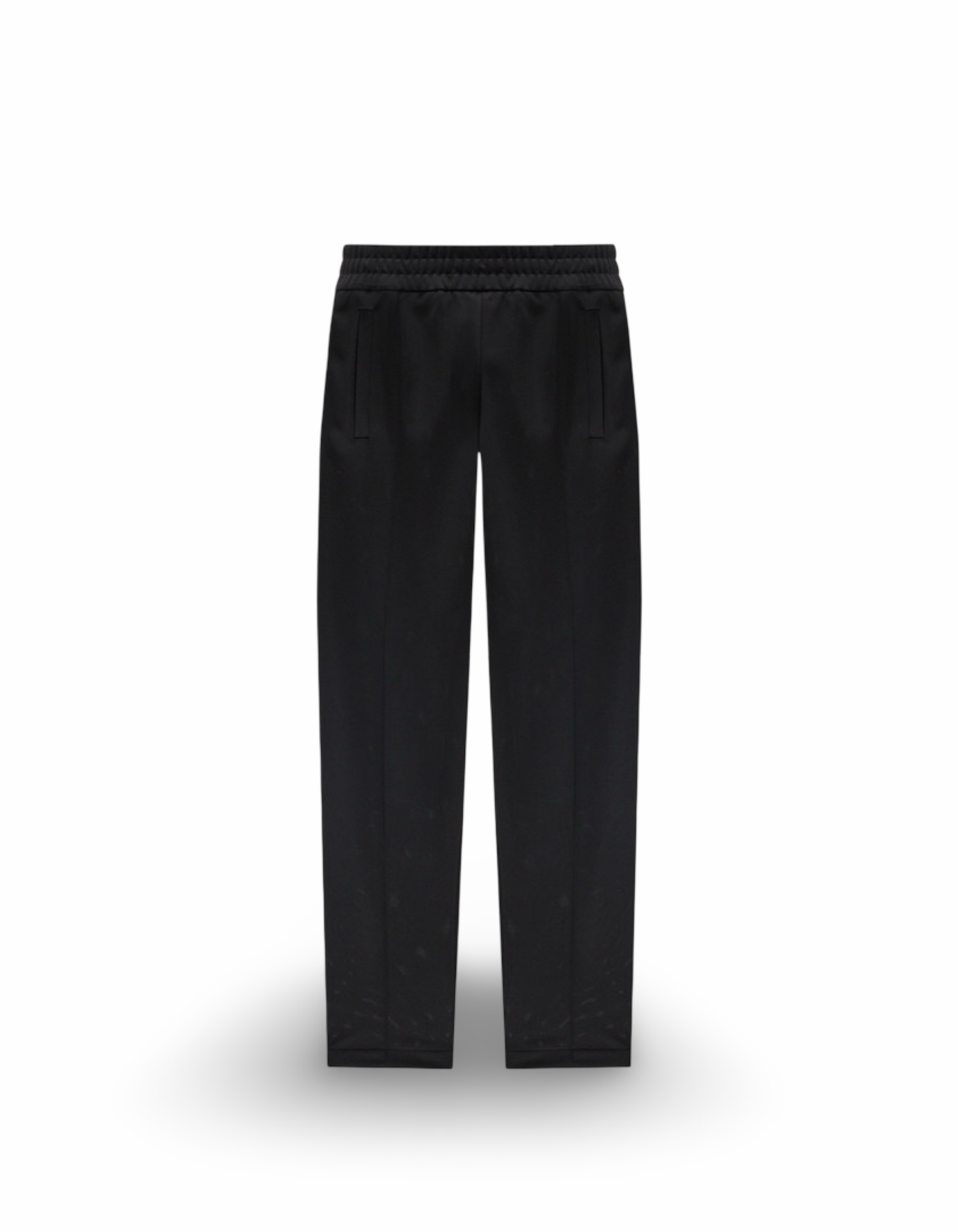 Palm Angels Curved Black Logo Track Pants