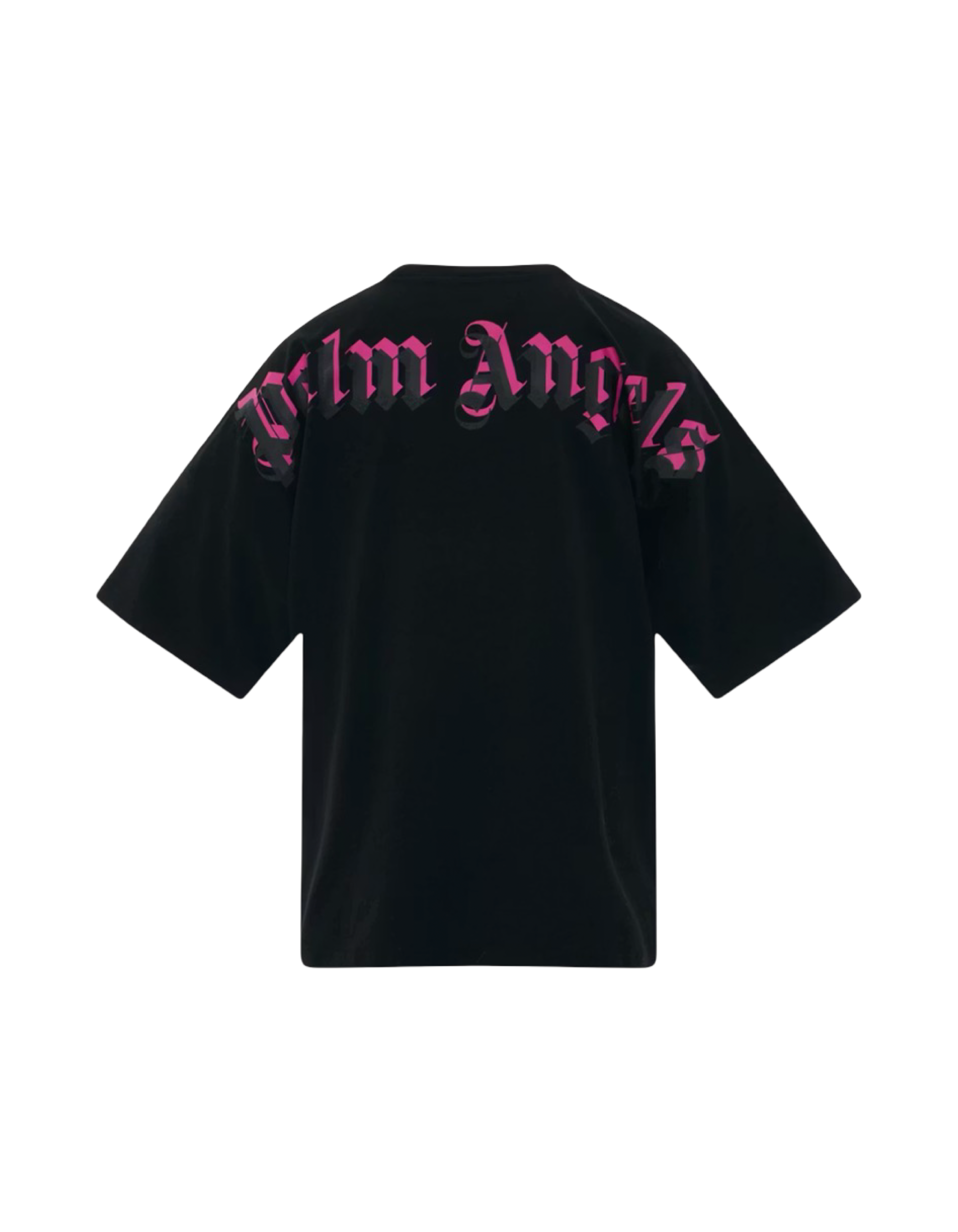 Palm Angels Allover Logo Oversized Tee Black