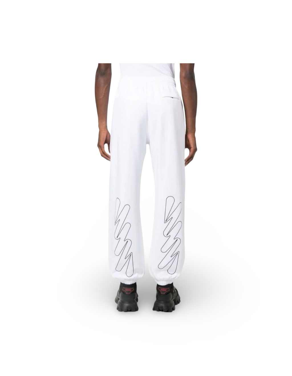 Off-White Arrow Print White Sweatpants