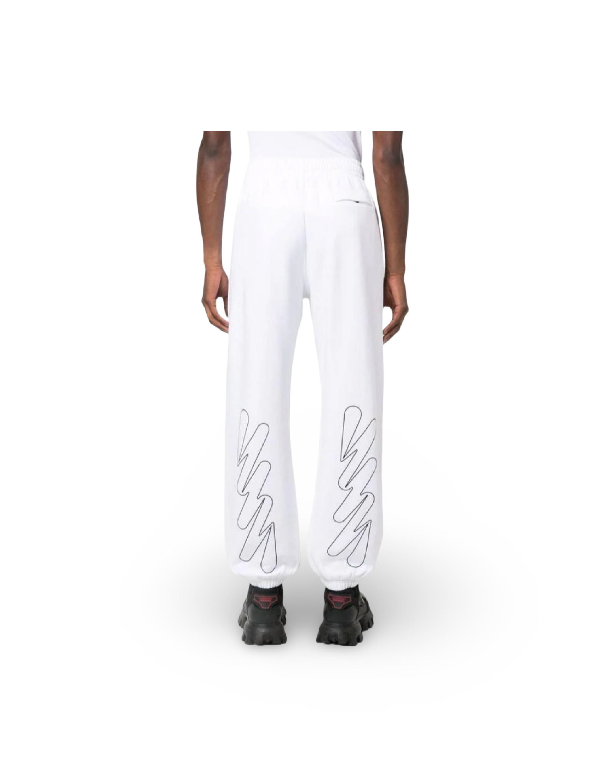 Off-White Arrow Print White Sweatpants