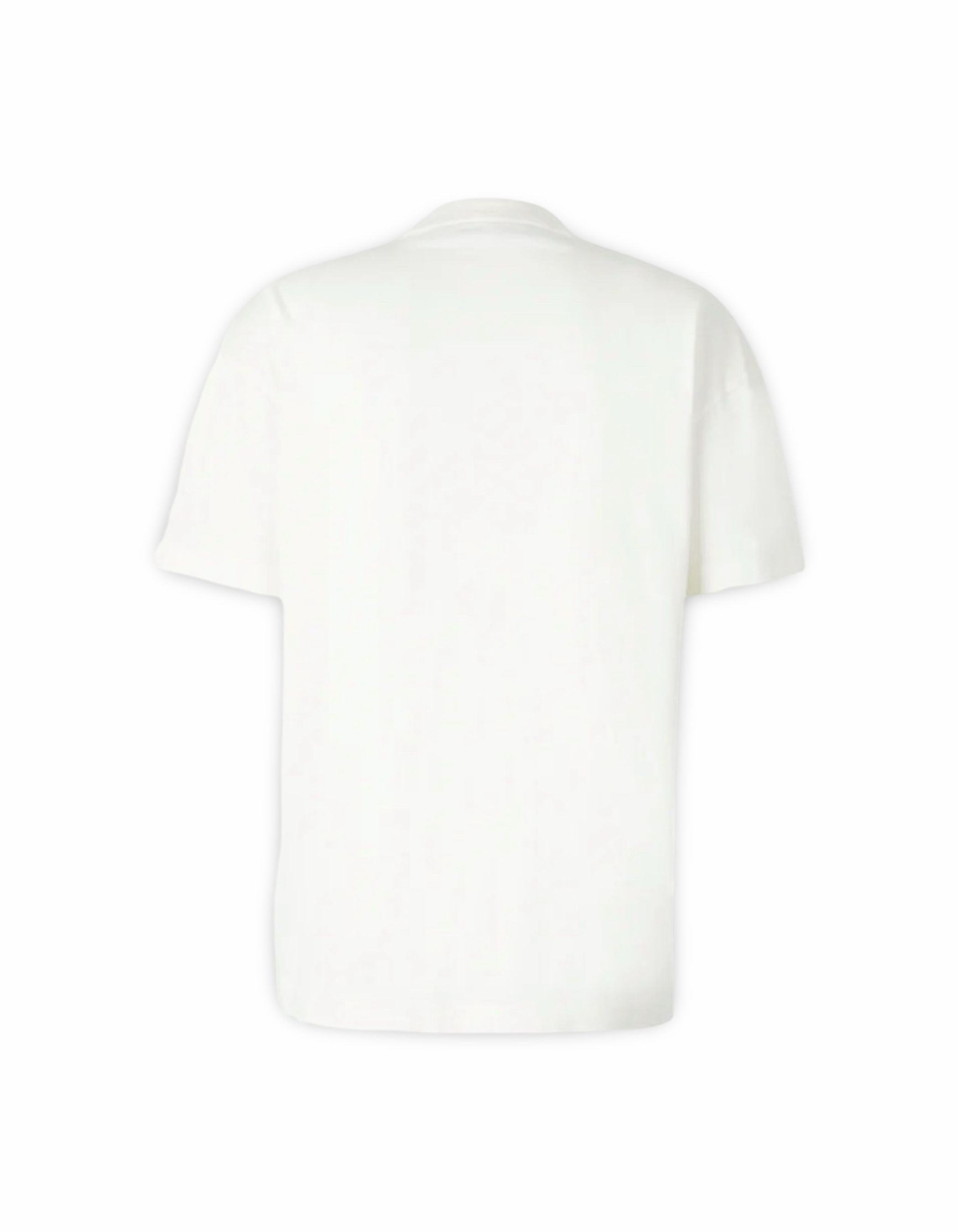 Palm Angels Neck Logo White Tee