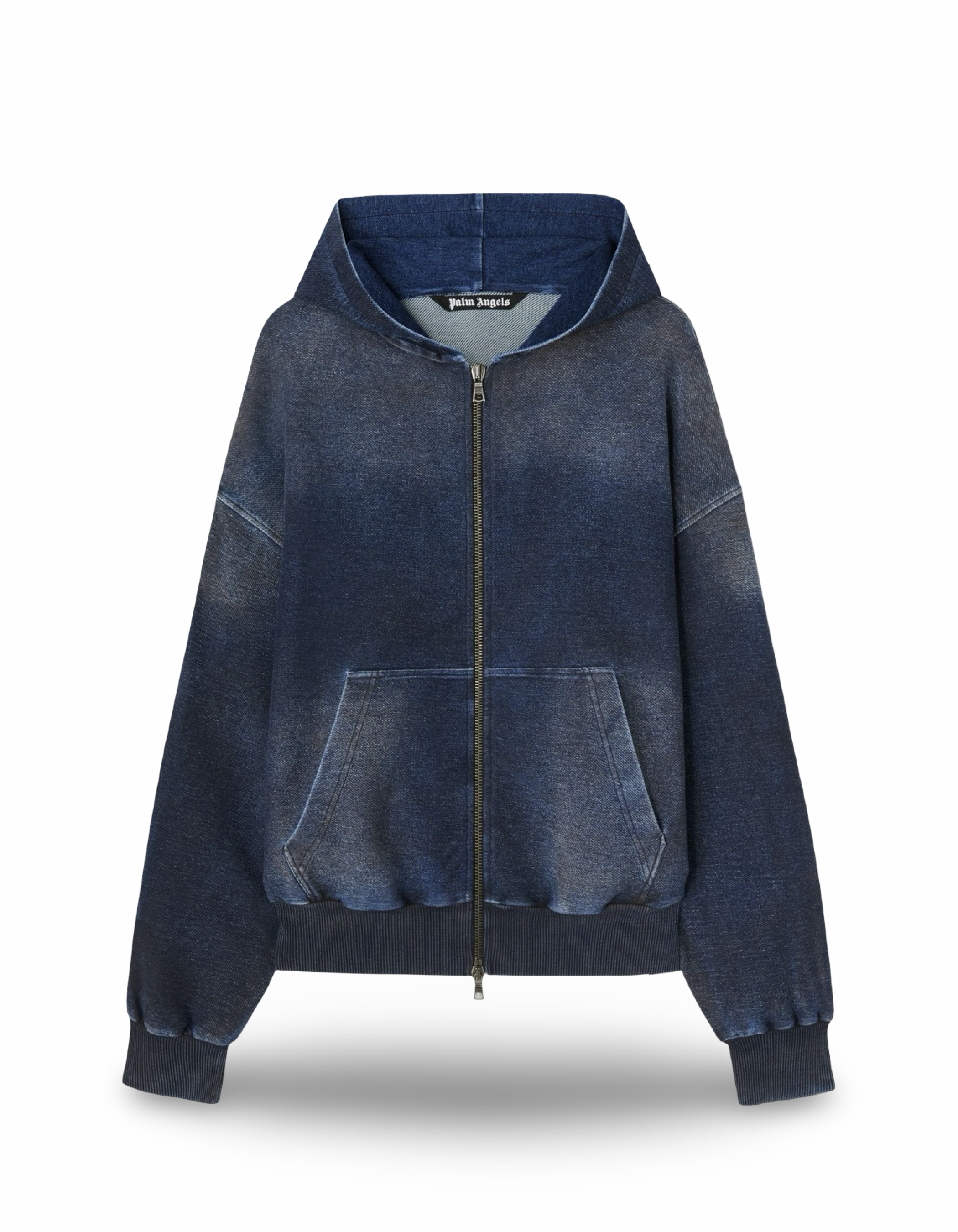 Palm Angels Statement Monogram Zip Hoodie