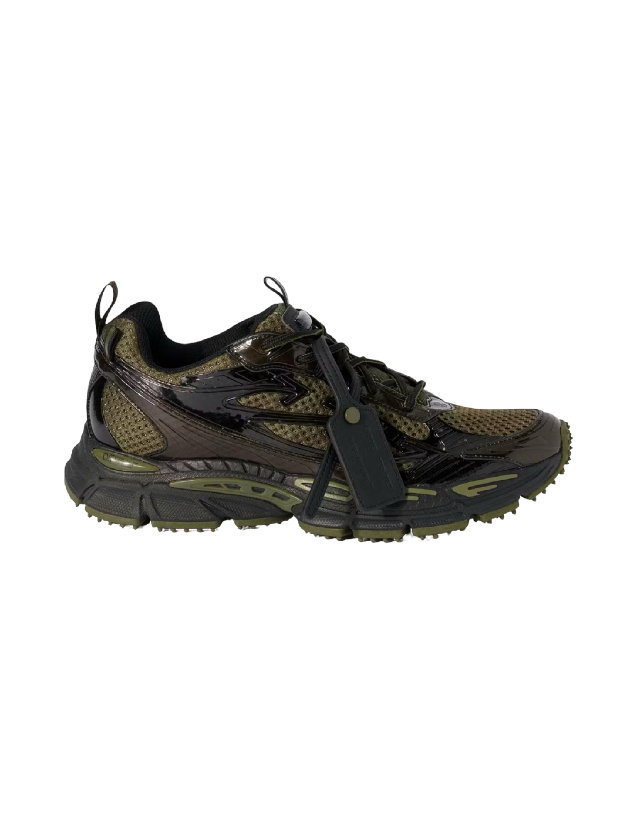 Off-White Be Right Back Khaki Green Sneakers