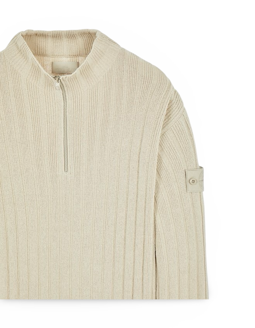 Stone Island Ghost Beige Zip Pullover