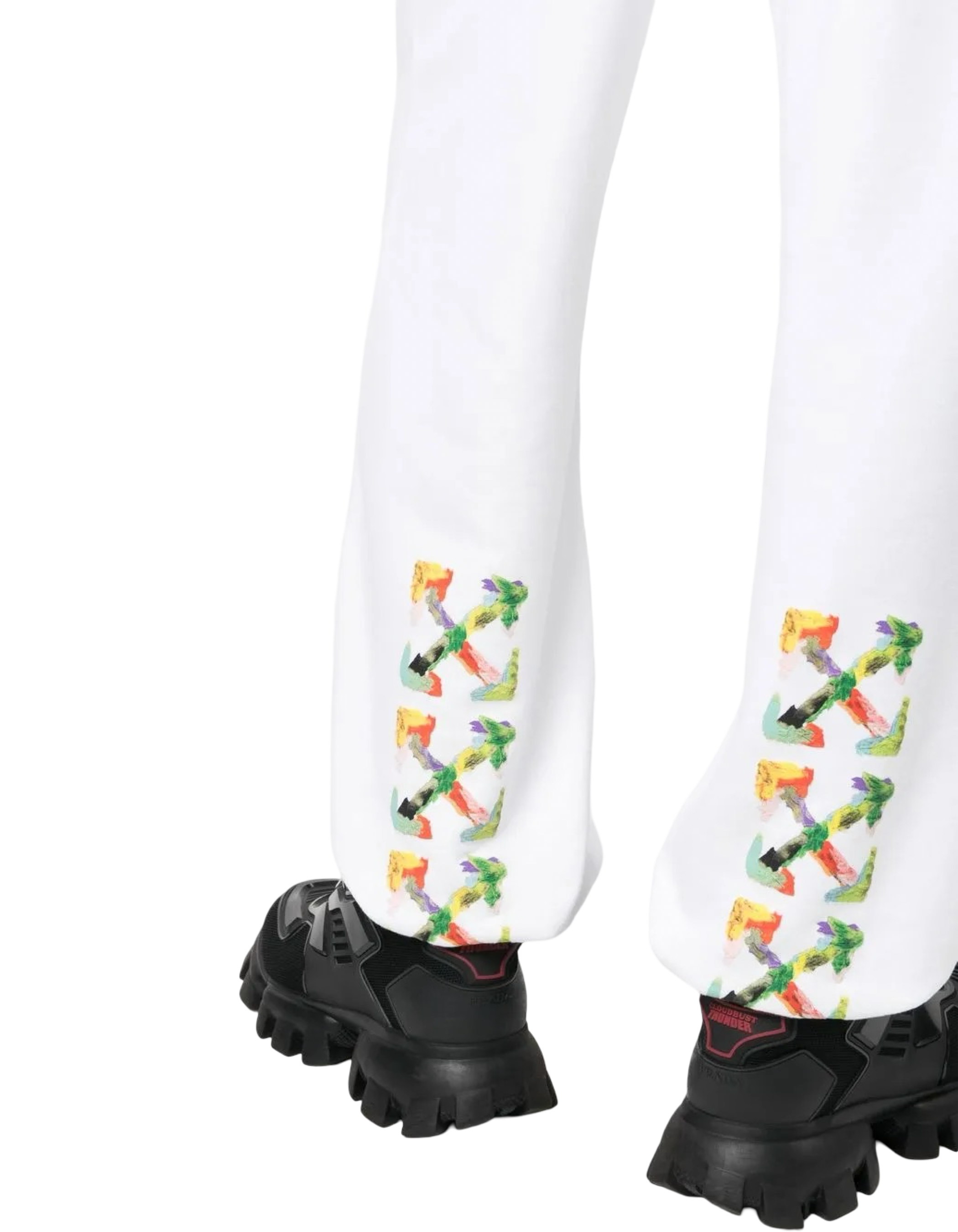 Off-White Brush Arrows White Sweatpants