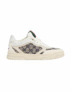 Gucci Re-Web Monogram White Blue Sneakers