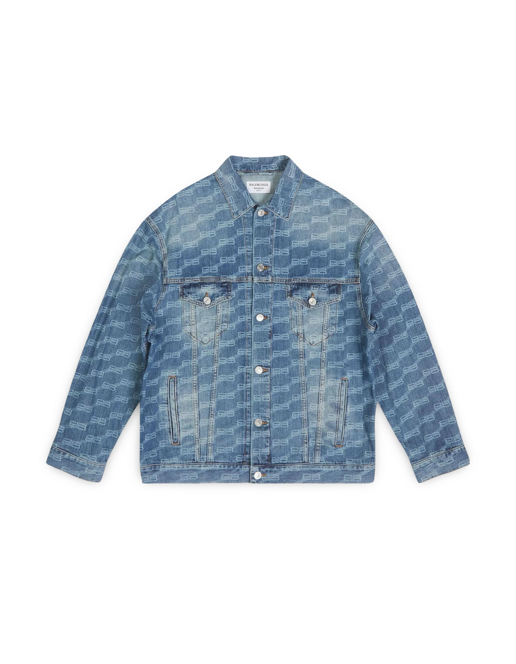 Balenciaga BB Monogram Denim Jacket