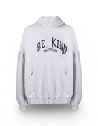 Balenciaga “Be Kind” Logo Hoodie Grey