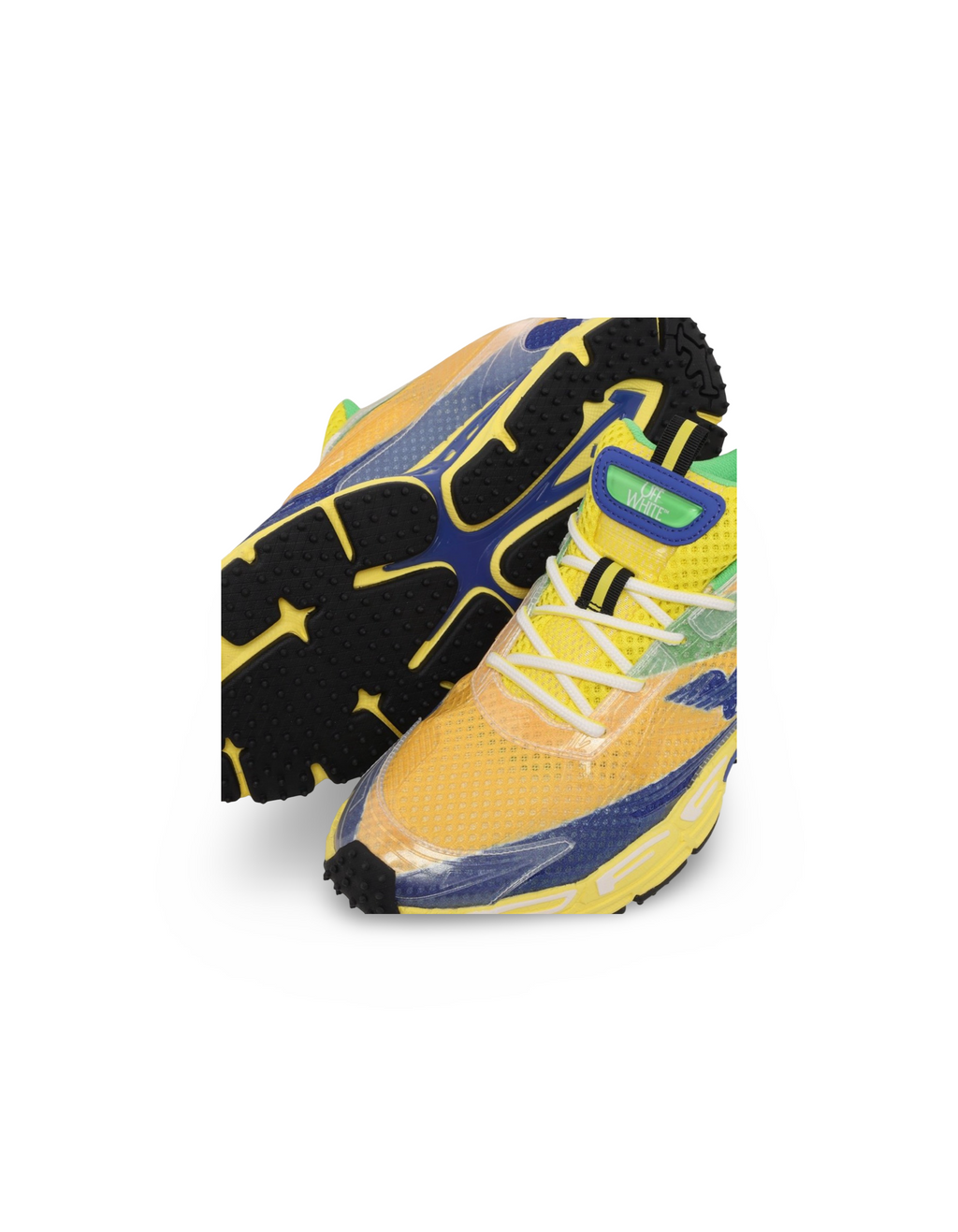 Off-White Be Right Back F1 Yellow Sneakers