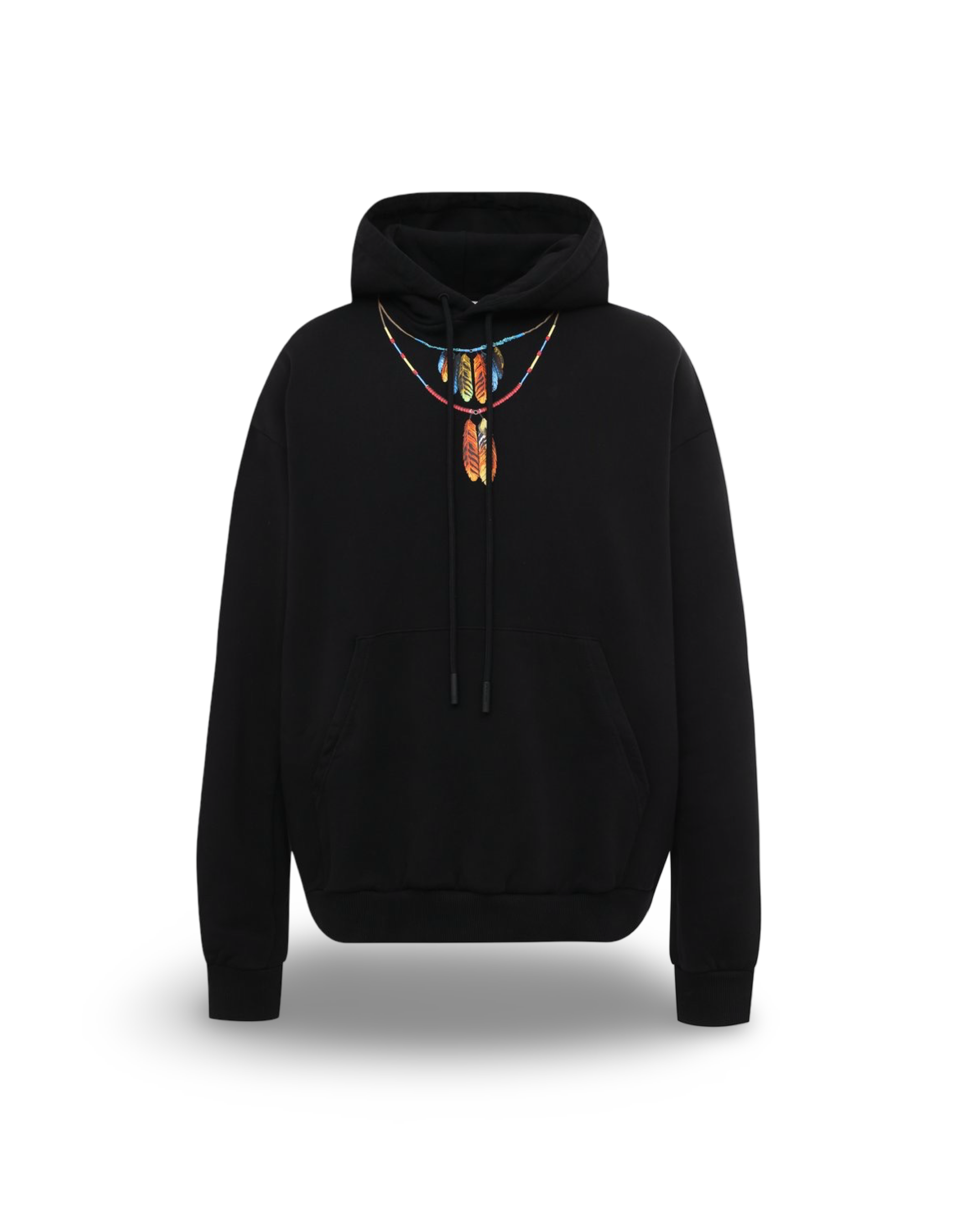 Marcelo Burlon Feather Necklace Hoodie