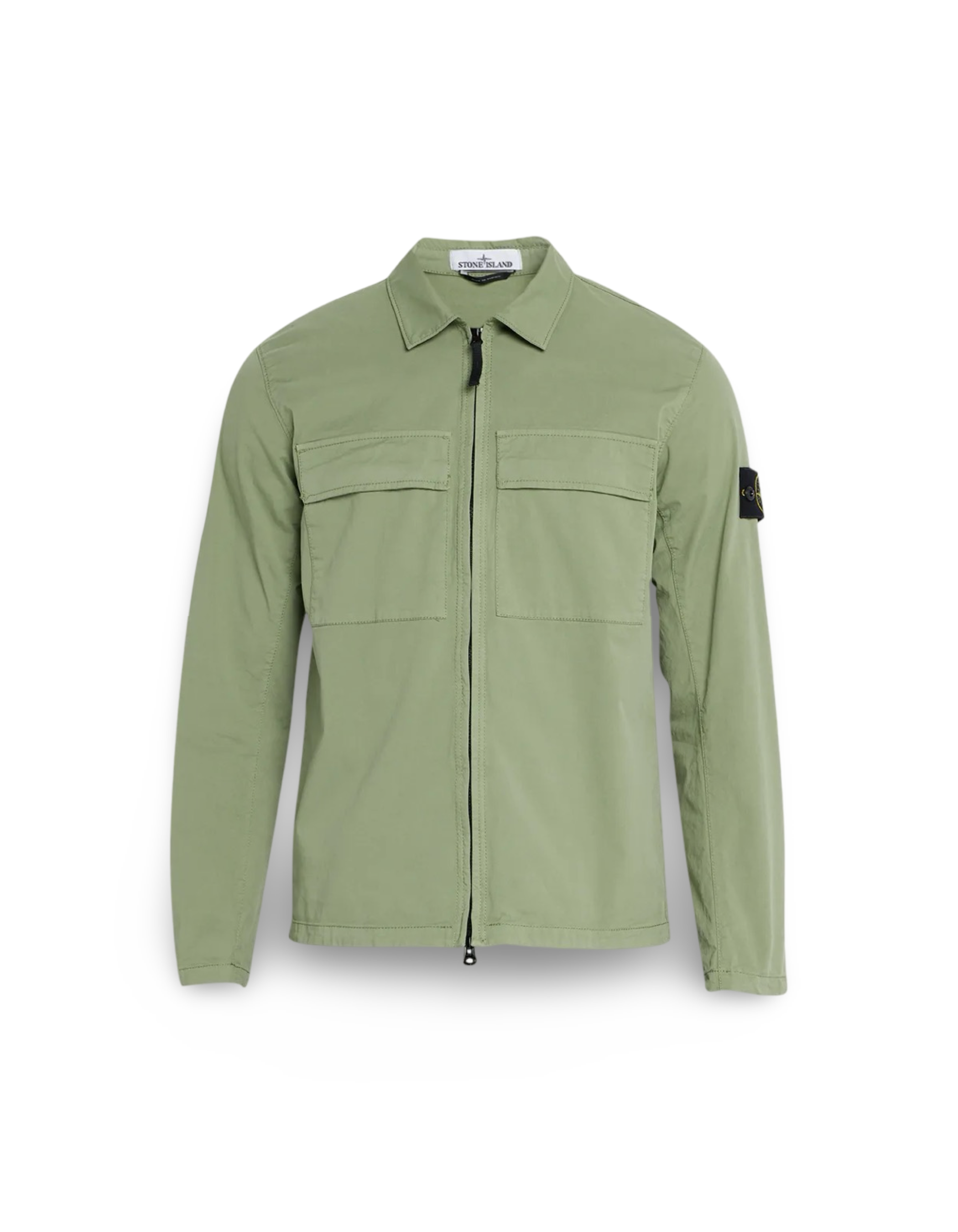 Stone Island Green Overshirt Jacket