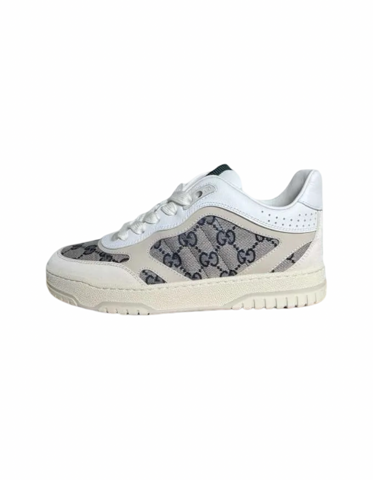 Gucci Re-Web Monogram White Blue Sneakers