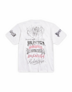 Balenciaga DIY Metal Allover Logo Tee