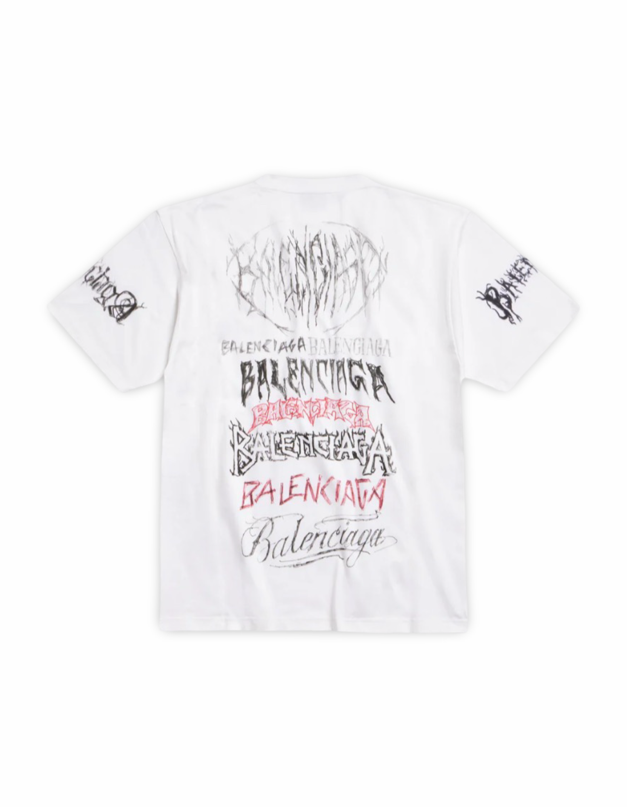 Balenciaga DIY Metal Allover Logo Tee