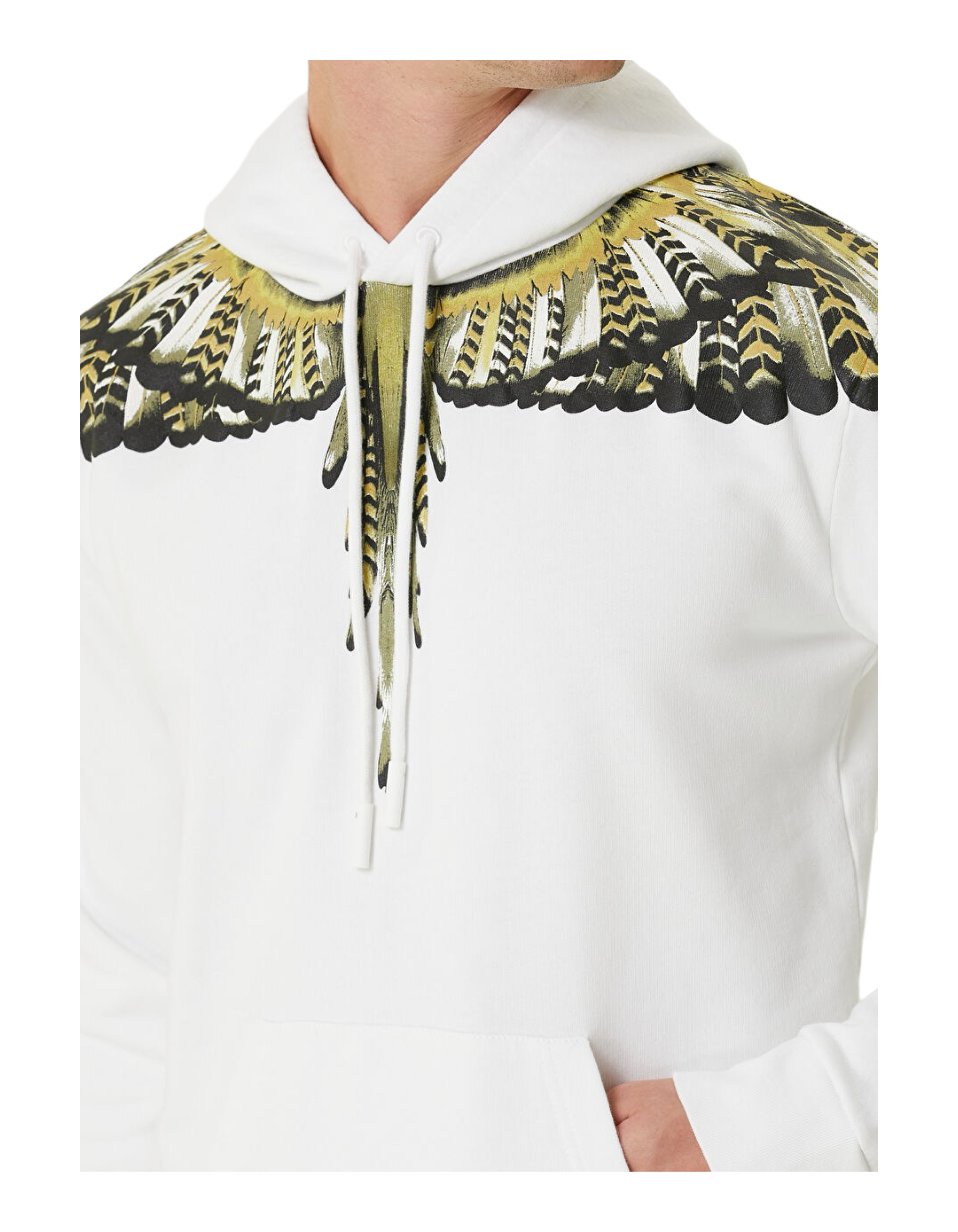 Marcelo Burlon Icon Wings Green Hoodie