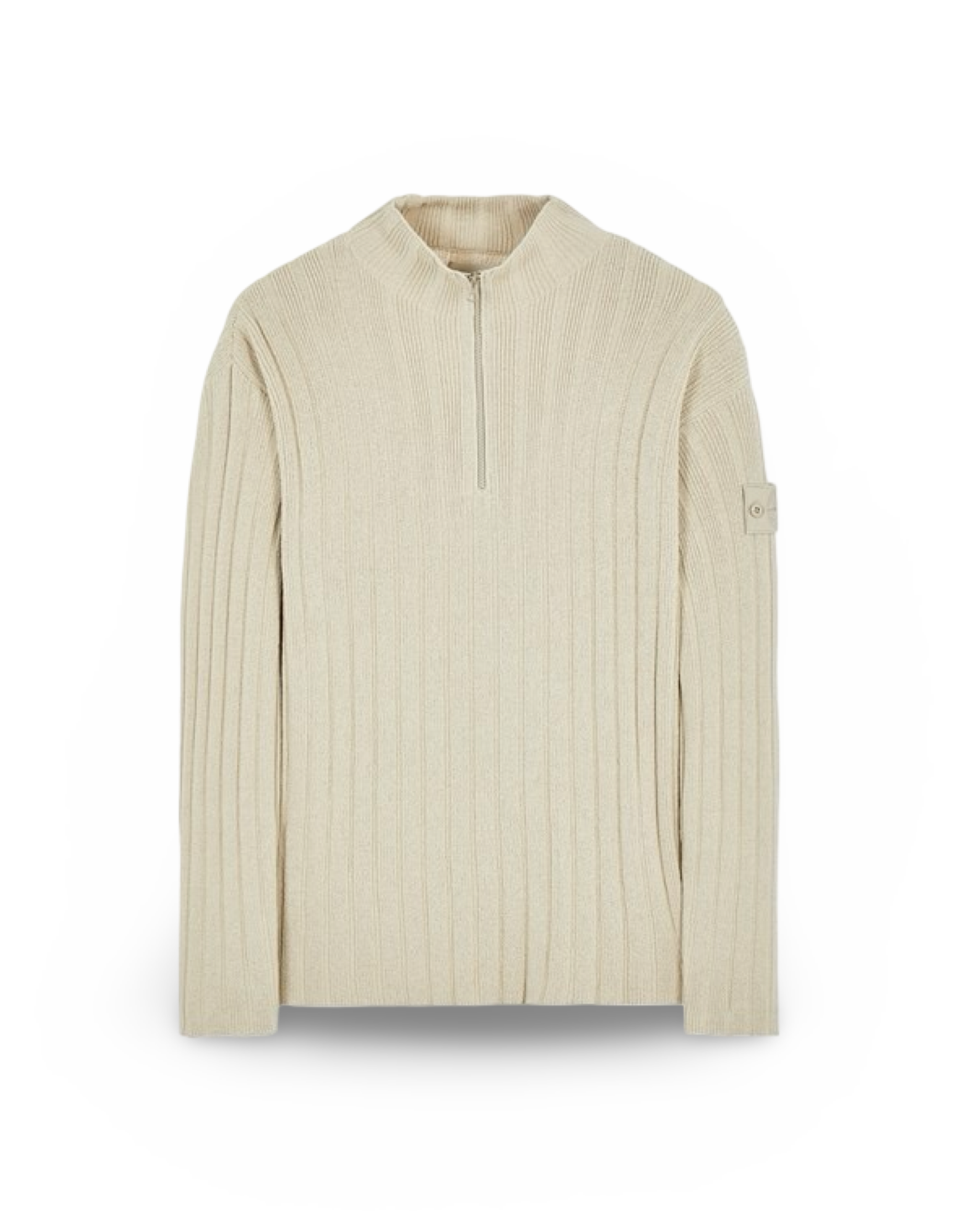 Stone Island Ghost Beige Zip Pullover