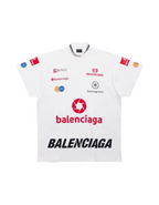Balenciaga Top League White Tee