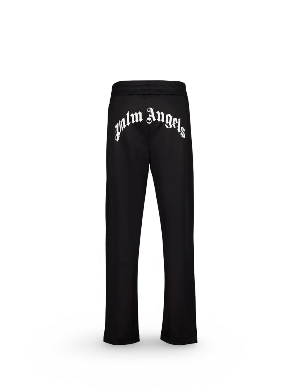 Palm Angels Curved Black Logo Track Pants