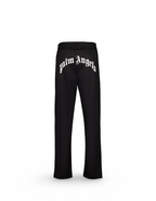 Palm Angels Curved Black Logo Track Pants