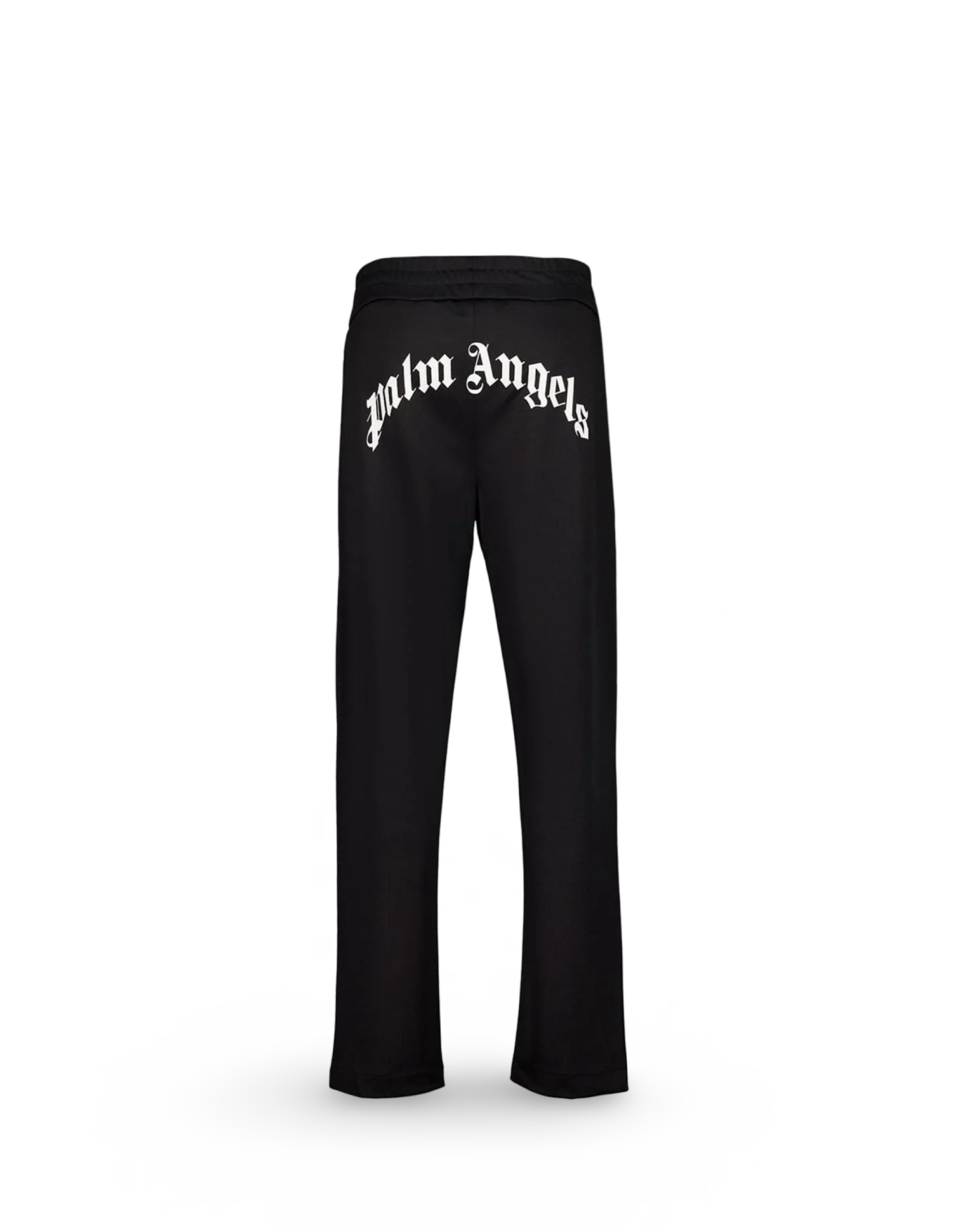 Palm Angels Curved Black Logo Track Pants
