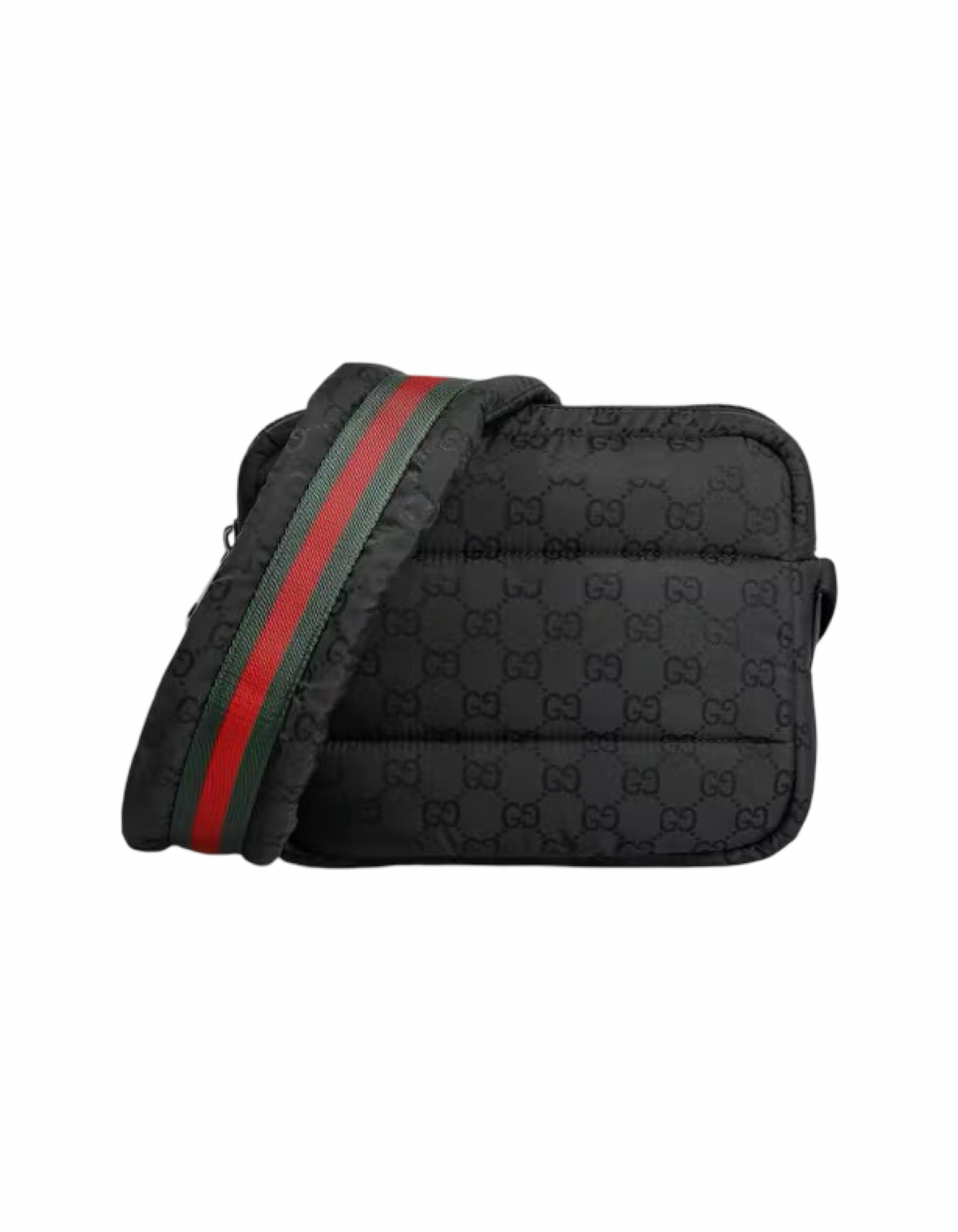 Gucci Nylon Monogram Padded Crossbody Bag