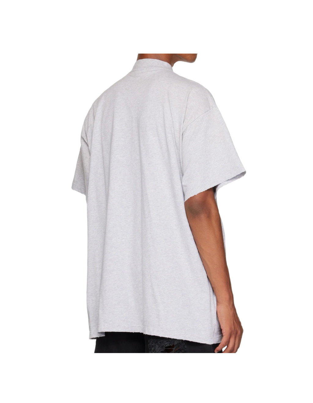 Balenciaga Be Kind Logo Grey Tee