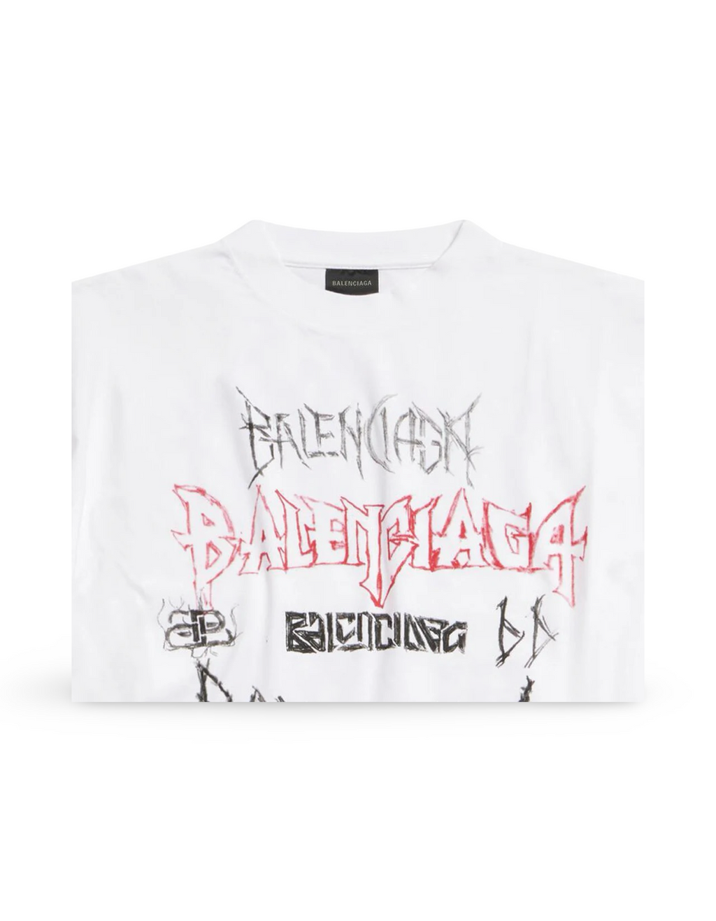 Balenciaga DIY Metal Allover Logo Tee