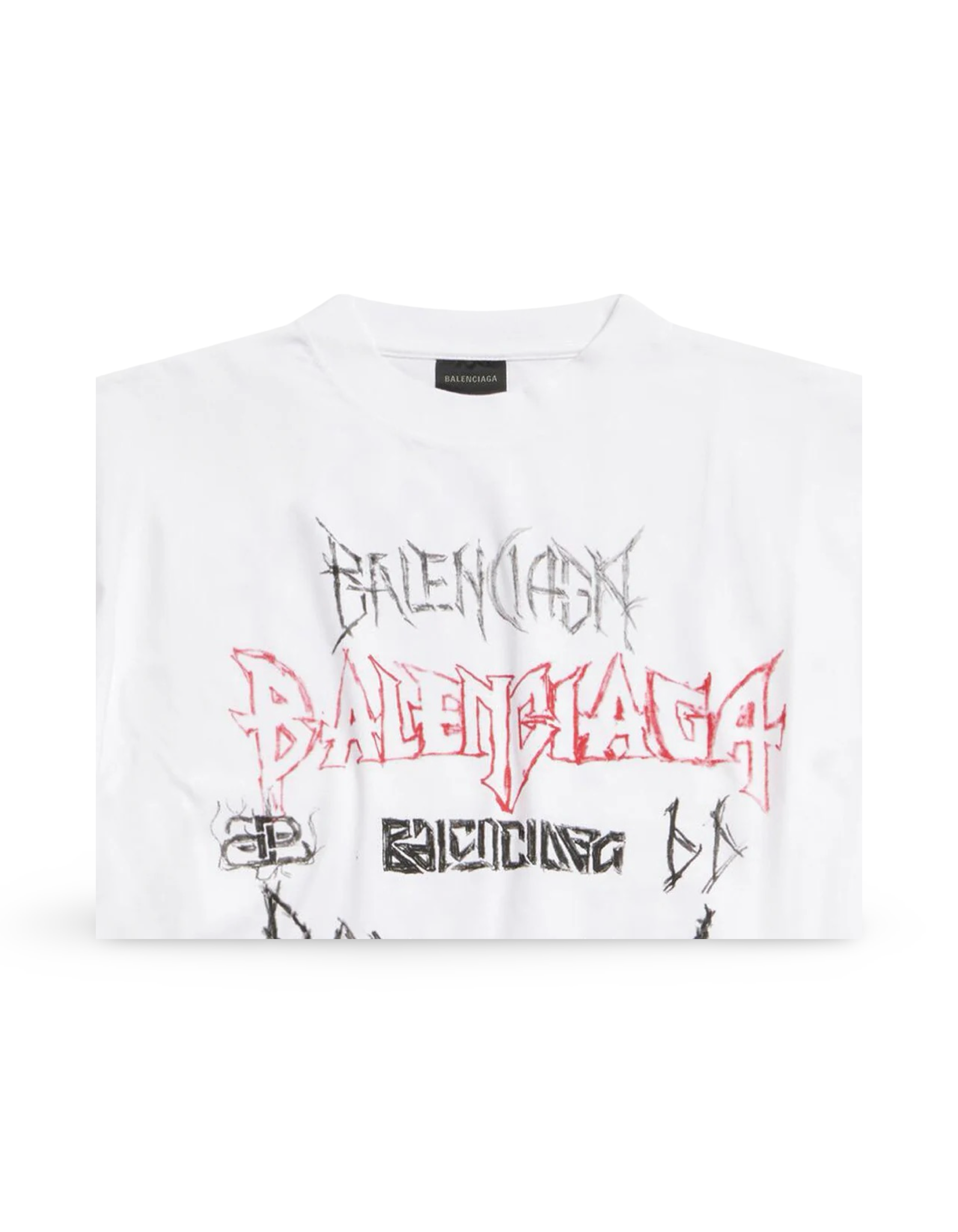 Balenciaga DIY Metal Allover Logo Tee