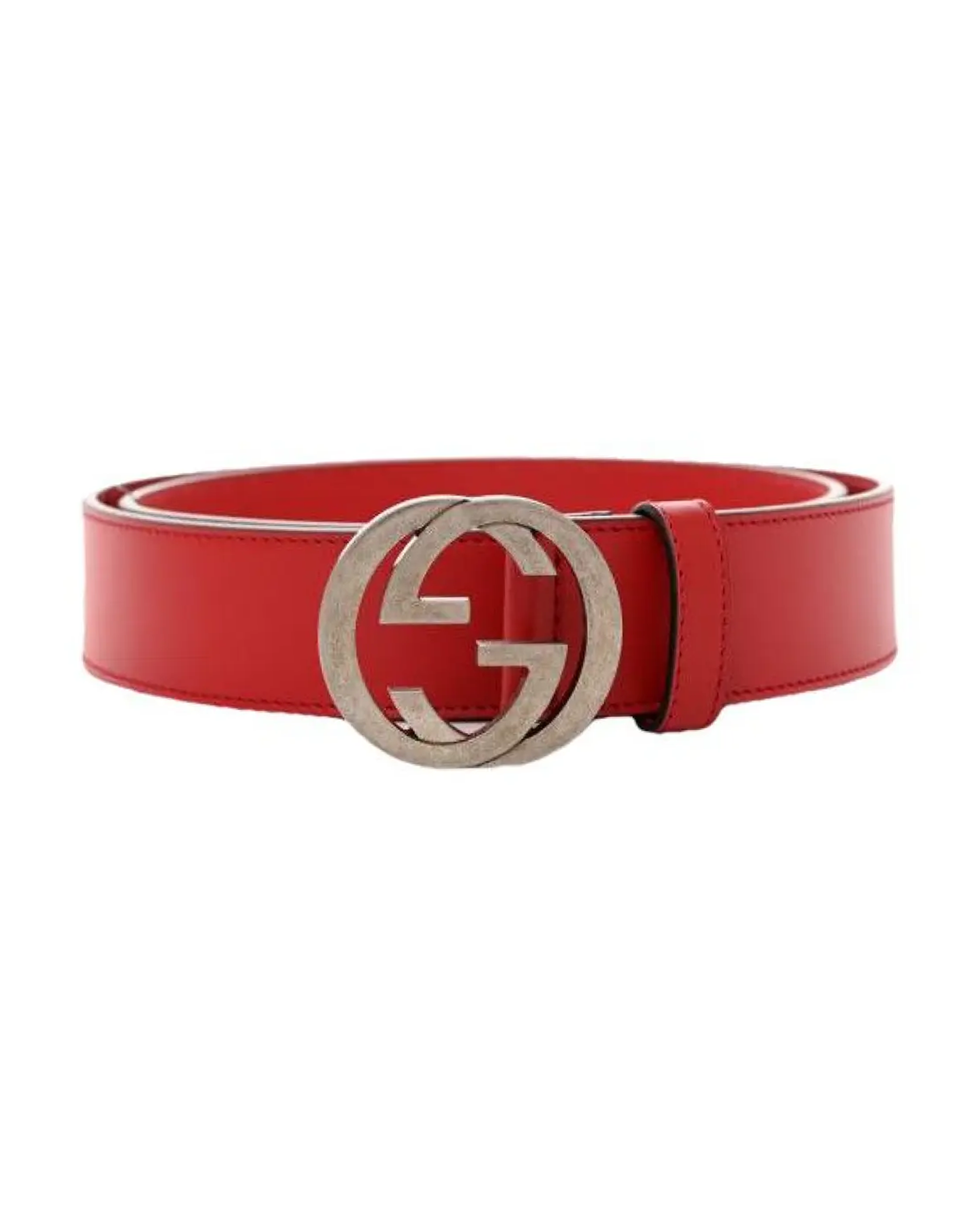 Gucci Buckle Belt Red