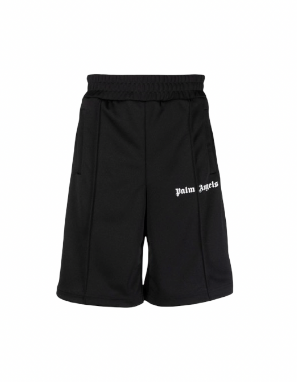 Palm Angels Track Logo Shorts Black